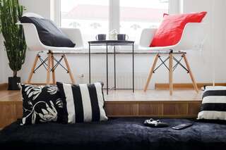 Апартаменты Roof Rooms Ивано-Франковск Апартаменты с кроватью размера «king-size» и общей ванной комнатой-23