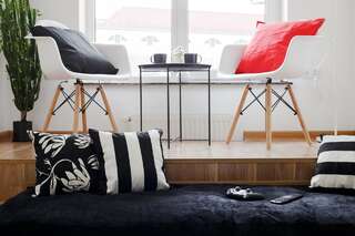 Апартаменты Roof Rooms Ивано-Франковск Апартаменты с кроватью размера «king-size» и общей ванной комнатой-4